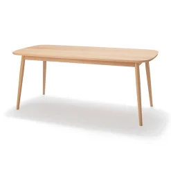Table en être massif à pieds arrondis ‐ Grande