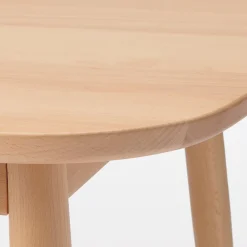 Table en être massif à pieds arrondis ‐ Grande