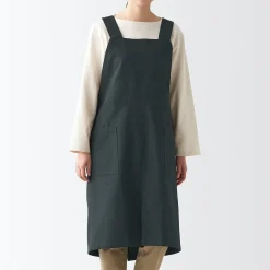 Tablier croisé dans le dos en coton