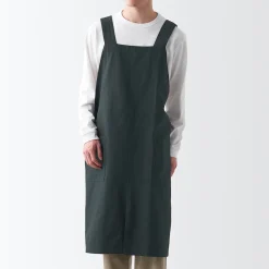 Tablier croisé dans le dos en coton