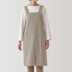 Tablier croisé dans le dos en coton