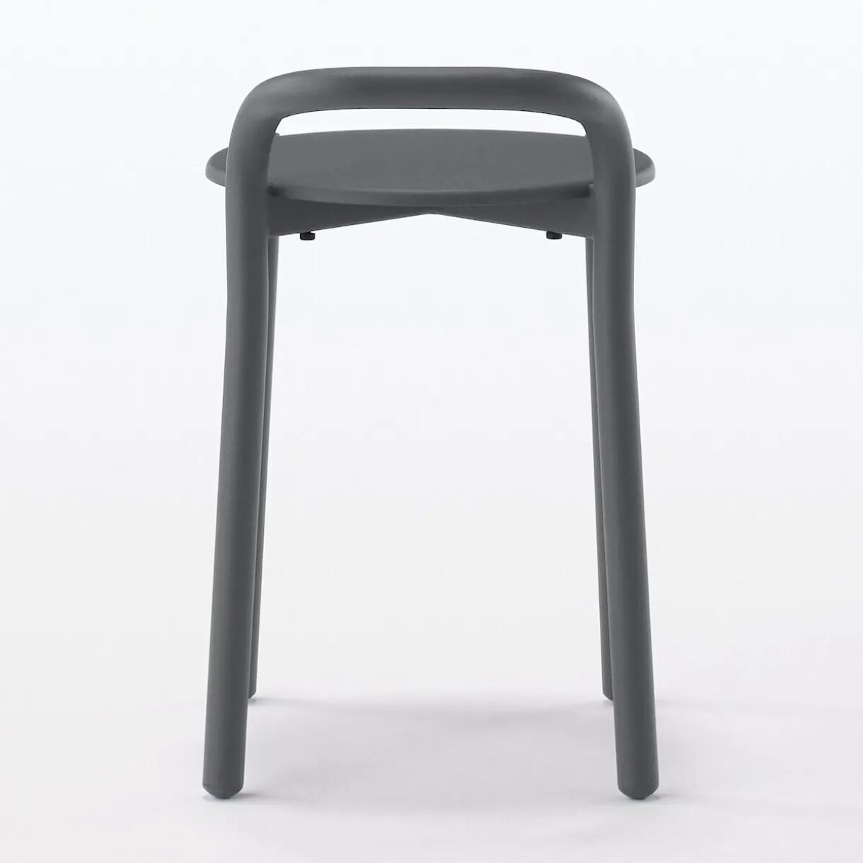 Tabouret en aluminium - Gris foncé