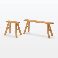 Tabouret en chêne