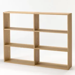 Étagère additionnelle large en chêne ‐ 3 niveaux (Dont Eco‐part. 1,80 €)