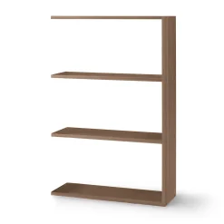 Étagère additionnelle large en noyer ‐ 3 niveaux (Dont Eco‐part. 1,80 €)