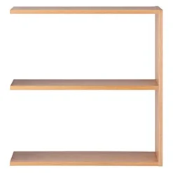 Étagère additionnelle large en chêne ‐ 2 niveaux (Dont Eco‐part. 1,80 €)