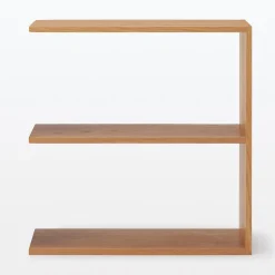 Étagère additionnelle large en chêne ‐ 2 niveaux (Dont Eco‐part. 1,80 €)