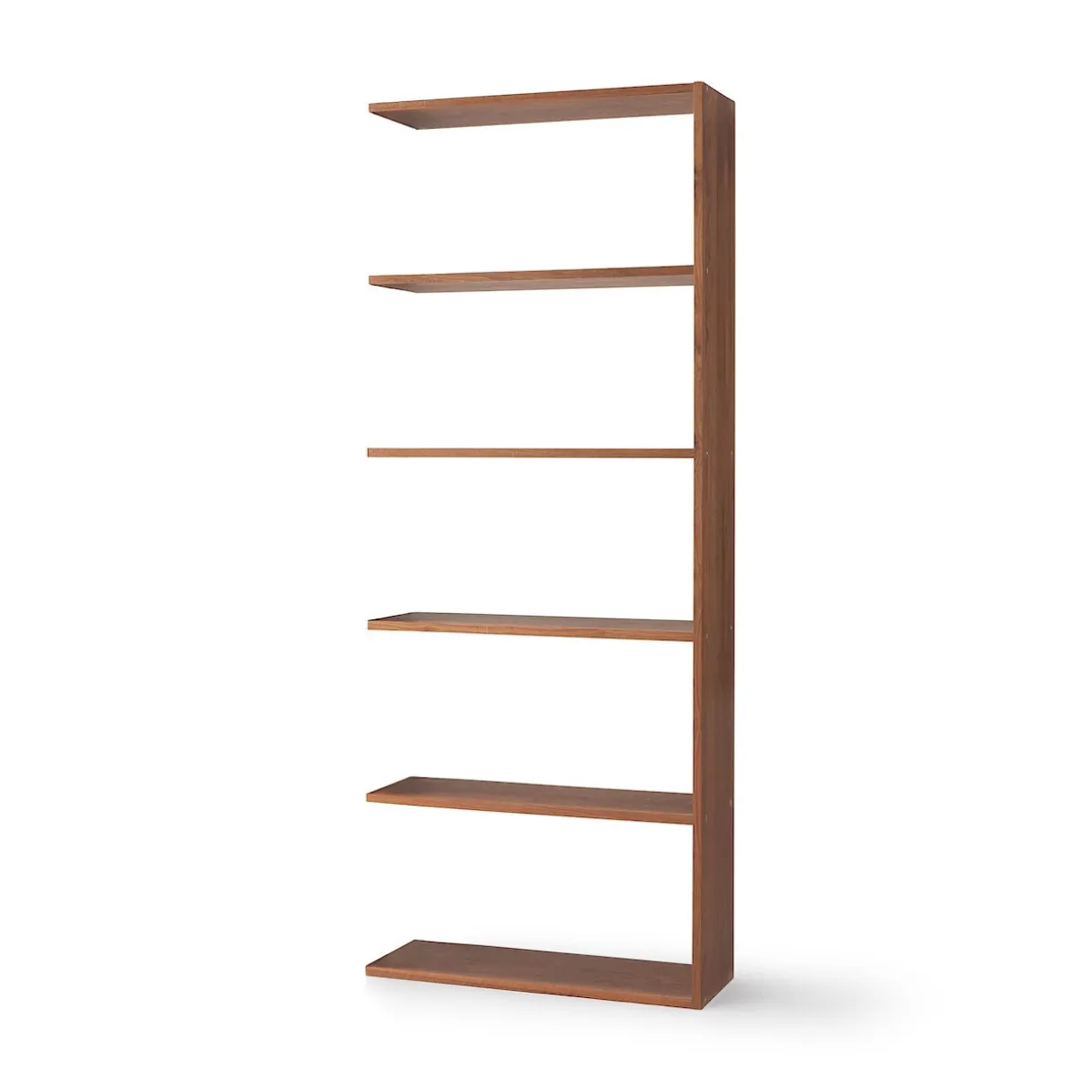 Étagère additionnelle large en noyer ‐ 5 niveaux (Dont Eco‐part. 2,80 €)