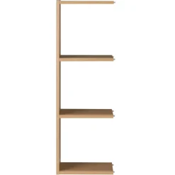 Étagère additionnelle étroite en chêne ‐ 3 niveaux (Dont Eco‐part. 0,82 €)