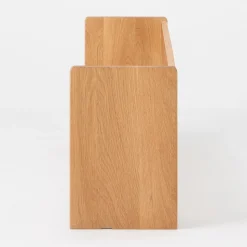 Étagère de bureau en bois de chêne