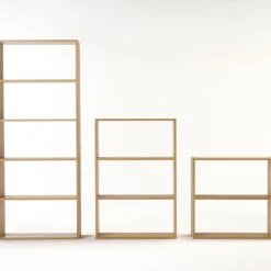 Étagère large en chêne ‐ 2 niveaux (Dont Eco‐part. 1,80€)