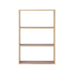 Étagère large en chêne ‐ 3 niveaux (Dont Eco‐part. 1,80 €)