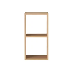 Étagère étroite en chêne ‐ 2 niveaux (Dont Eco‐part. 0,82 €)