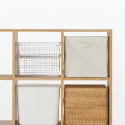 Étagère étroite en chêne ‐ 2 niveaux (Dont Eco‐part. 0,82 €)