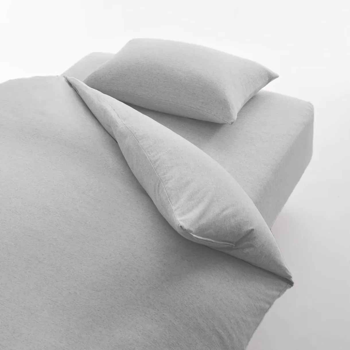 Taie d'oreiller en jersey de coton