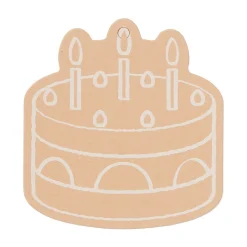 Étiquettes cadeaux - Gâteau, lot de 3
