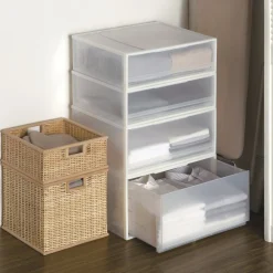 Tiroir de rangement empilable - [44 x 55 cm] - Hauteur 30 cm