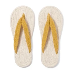 Tongs d'intérieur en coton mélangé