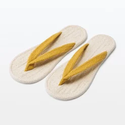 Tongs d'intérieur en coton mélangé