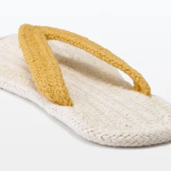 Tongs d'intérieur en coton mélangé