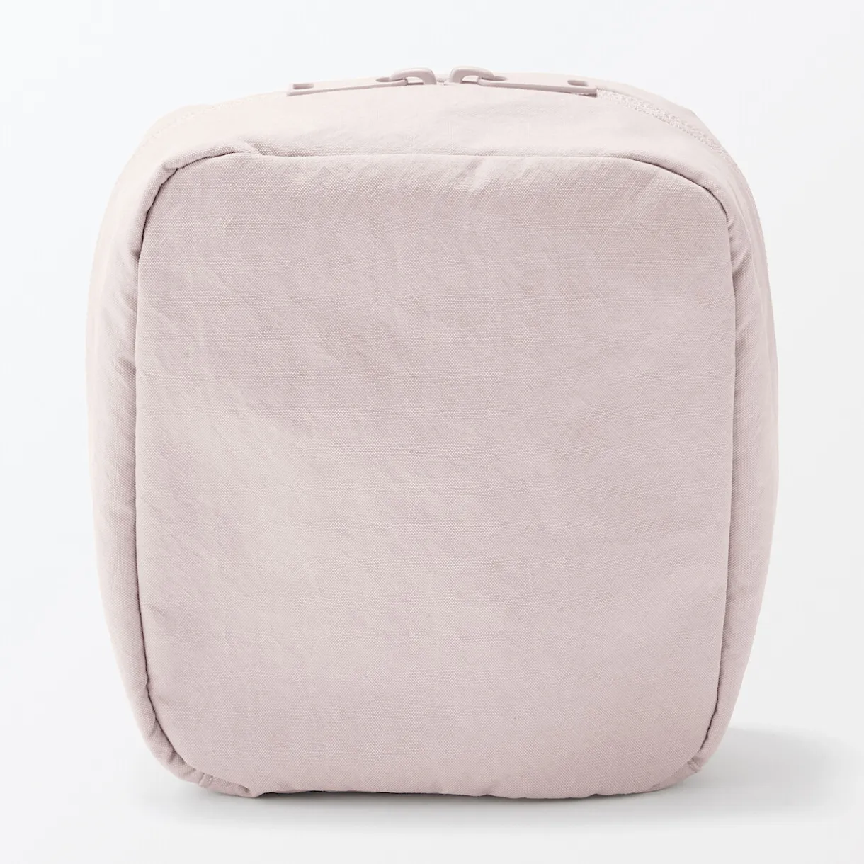 Trousse de maquillage à poser en nylon texturé