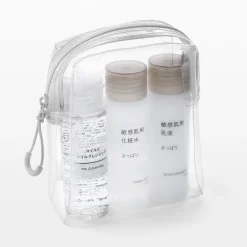 Trousse de toilette transparente ‐ Pochette de voyage 12 x 10 x 4 cm