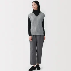 T-shirt à col roulé transparent à manches longues en mélange de lyocell pour femme