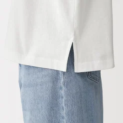 T-shirt à mancherons en coton épais pour femme