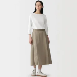 T‐shirt à manches 3/4 en coton mélangé pour femme