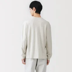 T‐shirt à manches longues en tricot traditionnel pour homme