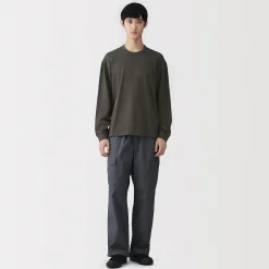 T‐shirt à manches longues en tricot traditionnel pour homme