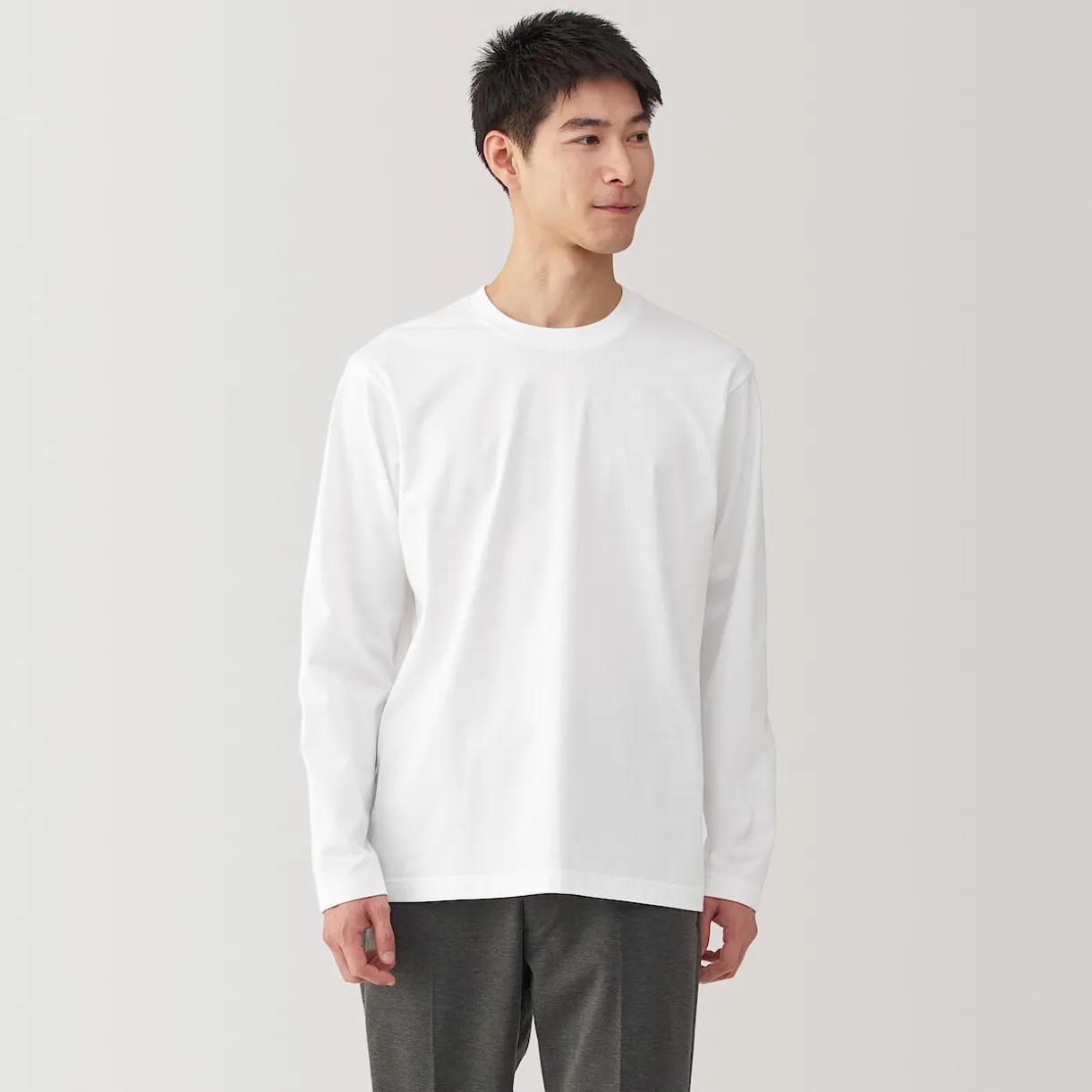 T‐shirt à manches longues en jersey pour homme
