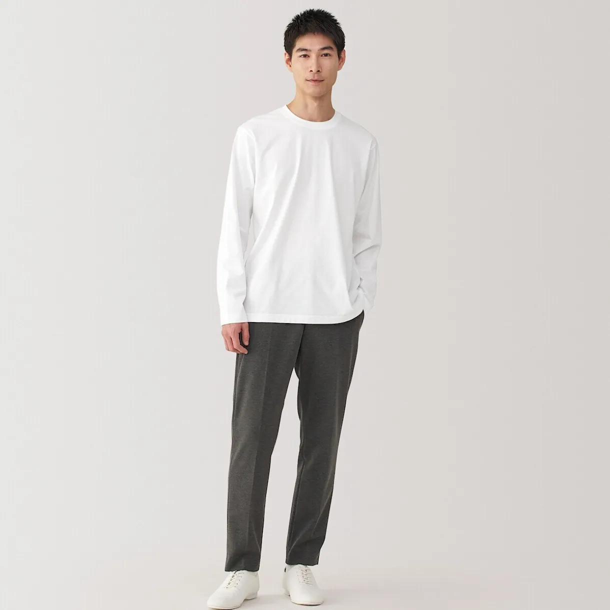 T‐shirt à manches longues en jersey pour homme