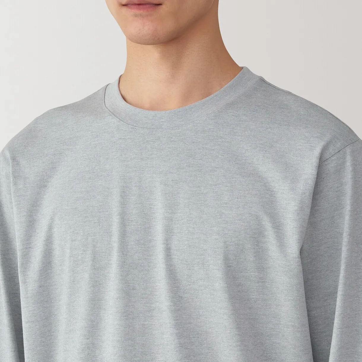 T‐shirt à manches longues en jersey pour homme