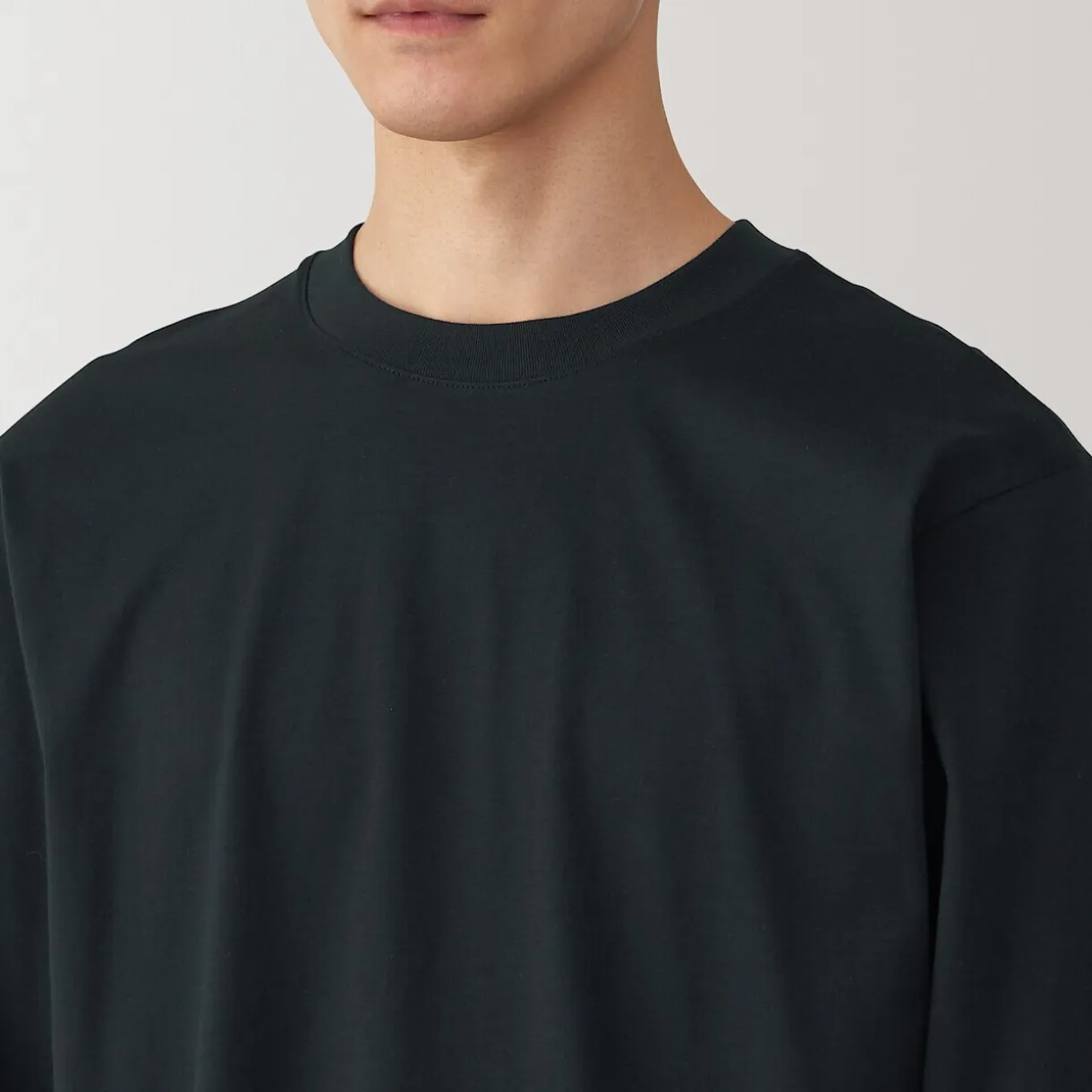 T‐shirt à manches longues en jersey pour homme