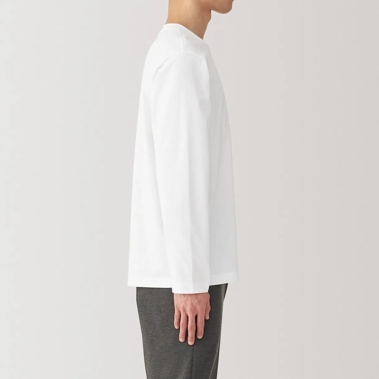 T‐shirt à manches longues en jersey pour homme