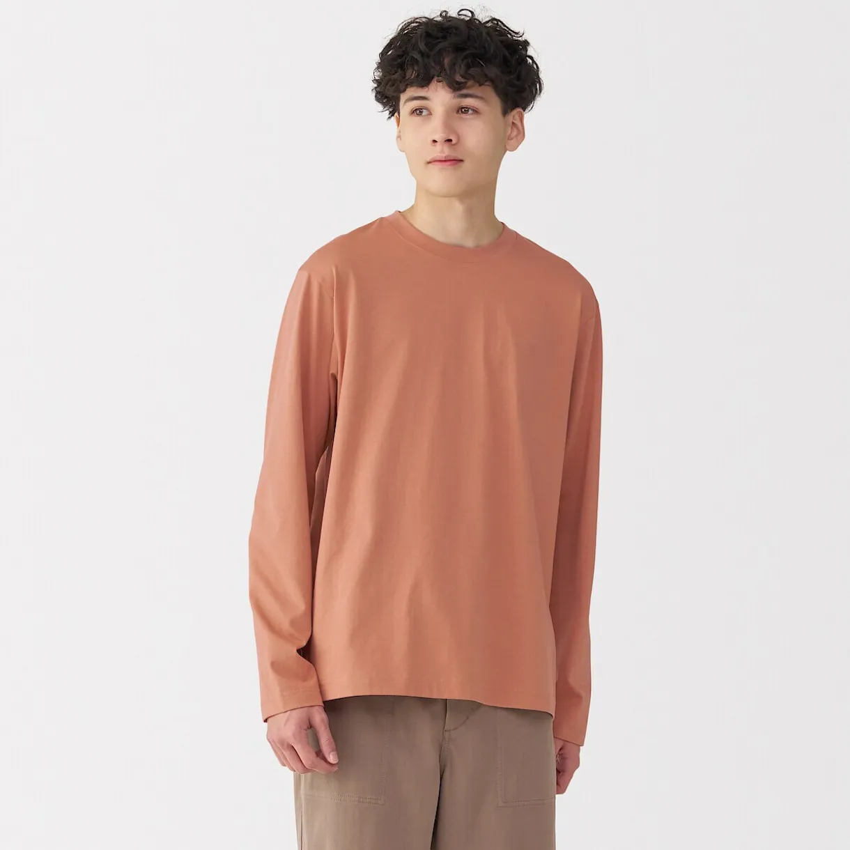 T‐shirt à manches longues en jersey pour homme