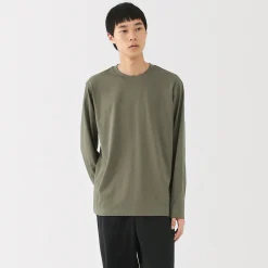 T‐shirt à manches longues en jersey pour homme