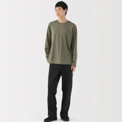 T‐shirt à manches longues en jersey pour homme