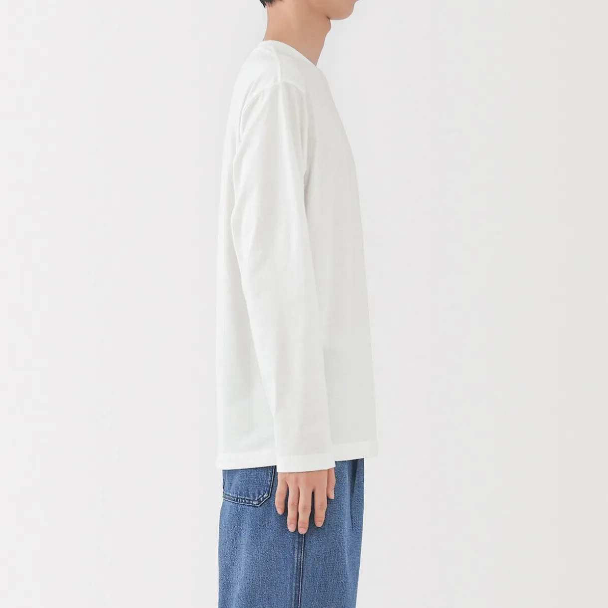 T‐shirt à manches longues en jersey pour homme