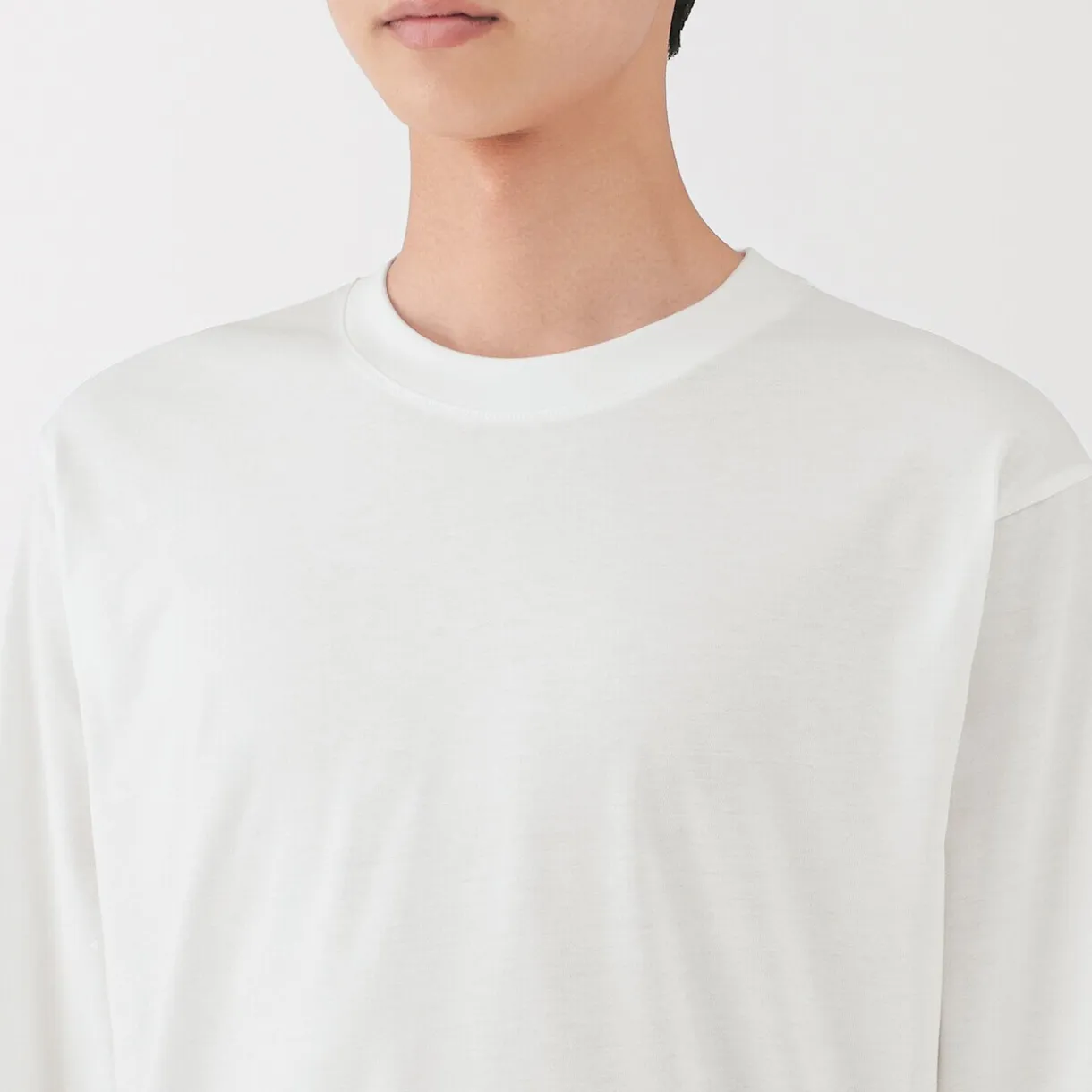 T‐shirt à manches longues en jersey pour homme