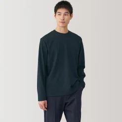 T‐shirt à manches longues en jersey pour homme