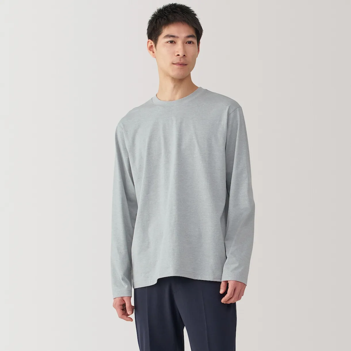 T‐shirt à manches longues en jersey pour homme