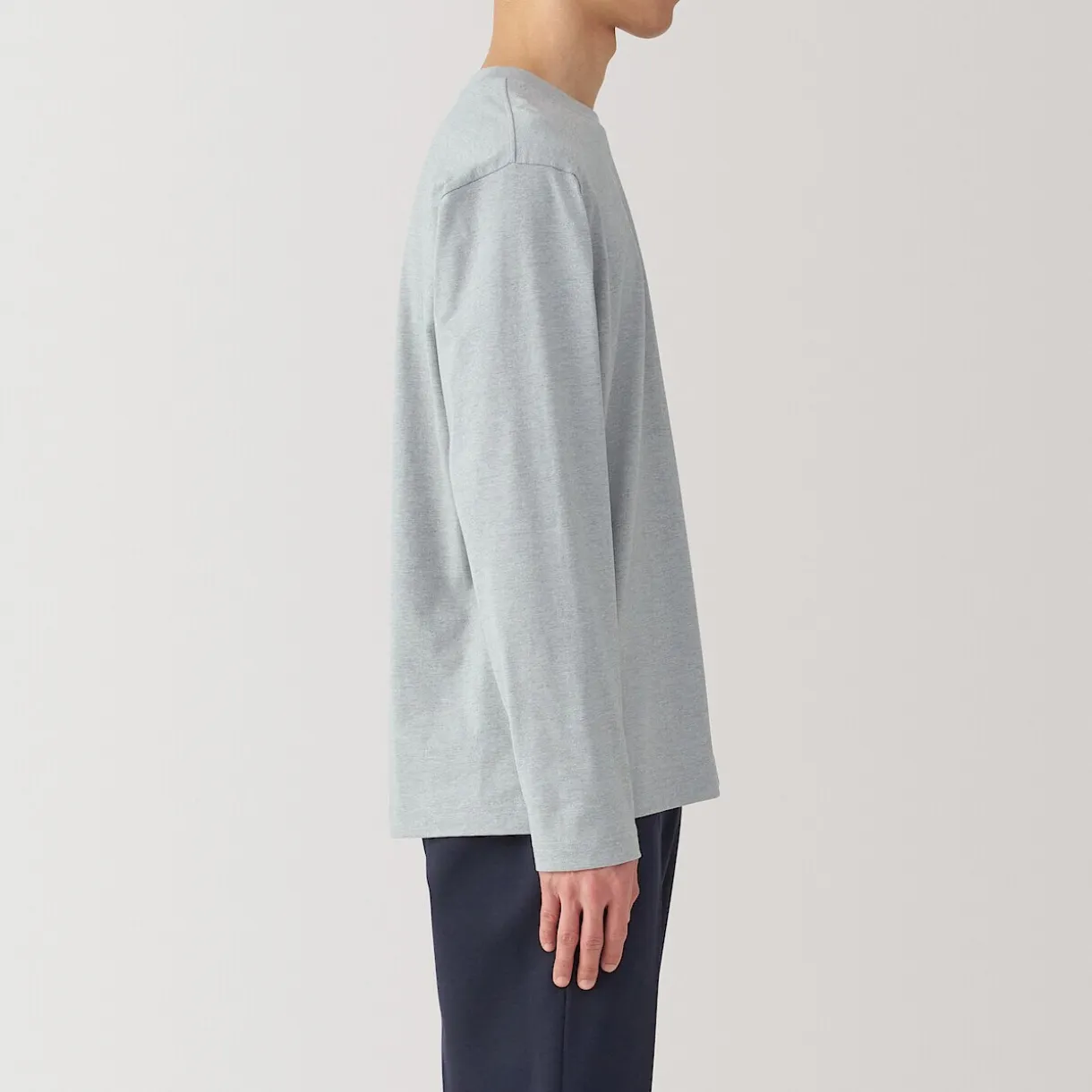 T‐shirt à manches longues en jersey pour homme