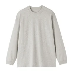 T‐shirt à manches longues en coton épais pour homme