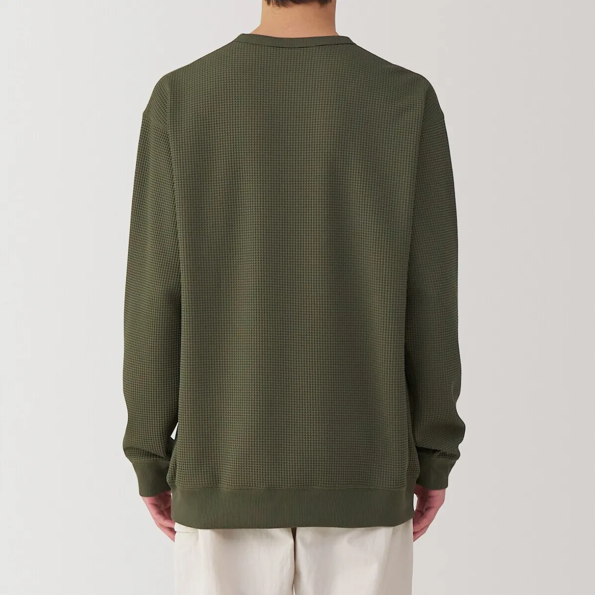 T‐shirt à manches longues gaufré Quick Dry pour homme