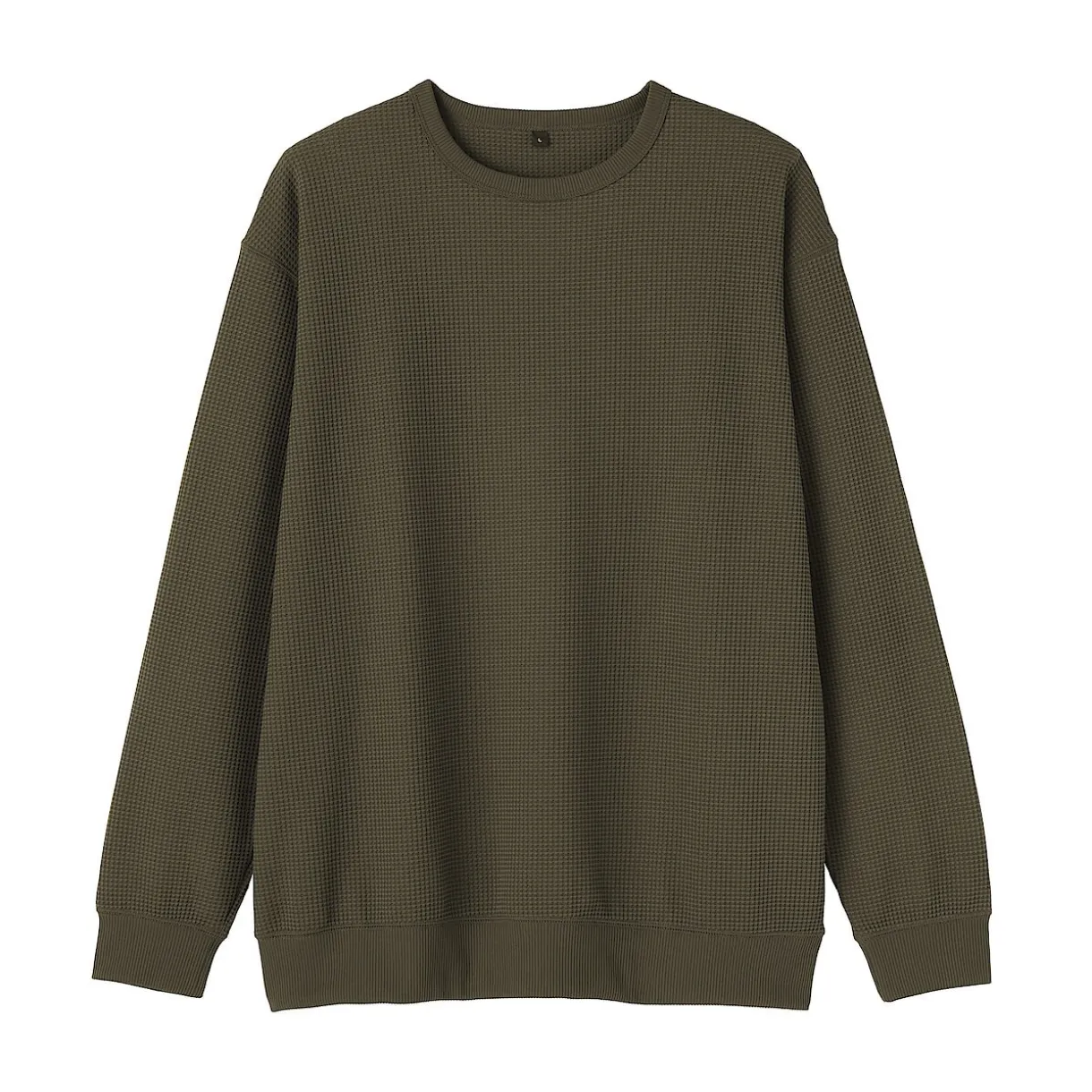 T‐shirt à manches longues gaufré Quick Dry pour homme