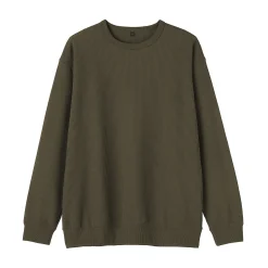 T‐shirt à manches longues gaufré Quick Dry pour homme