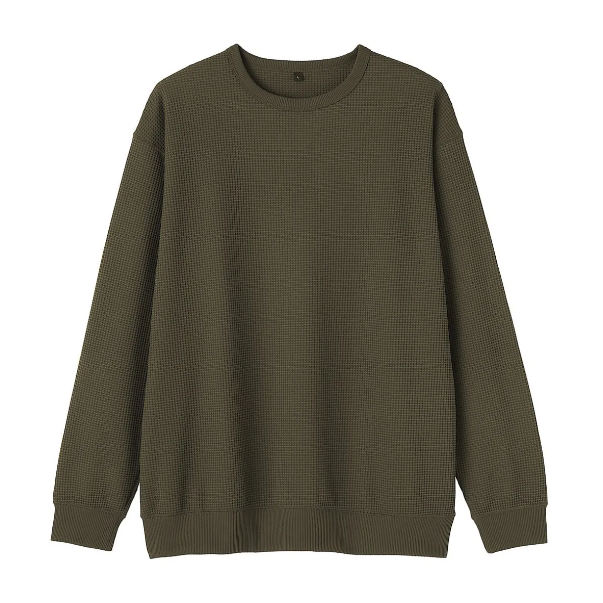 T‐shirt à manches longues gaufré Quick Dry pour homme