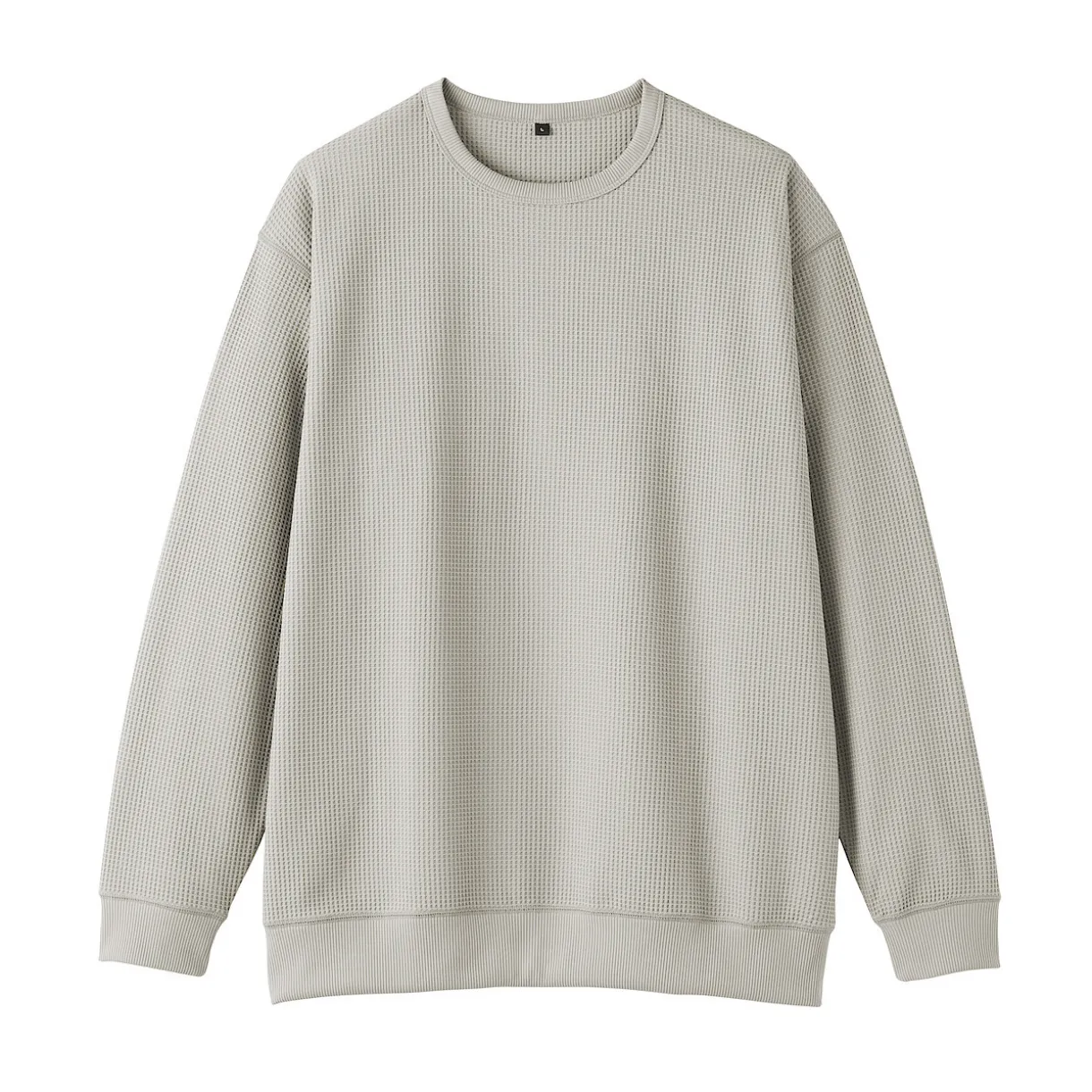 T‐shirt à manches longues gaufré Quick Dry pour homme